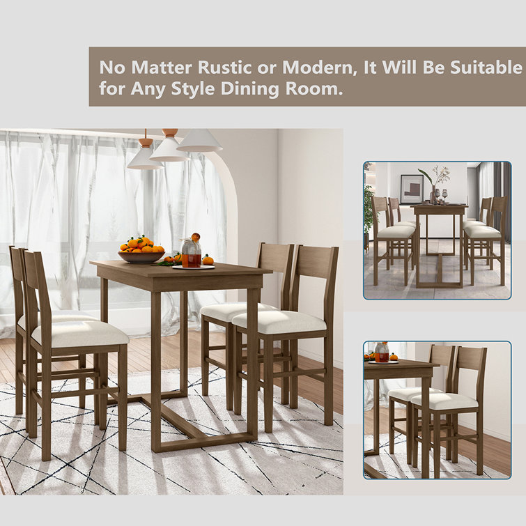 Duplessis 5 piece dining outlet set